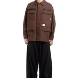 The RIPSTOP JMOD 01 LS JUNGLE SHIRT IDENTITYSS24 BROWN available online with global shipping, and in PAM Stores Melbourne and Sydney.