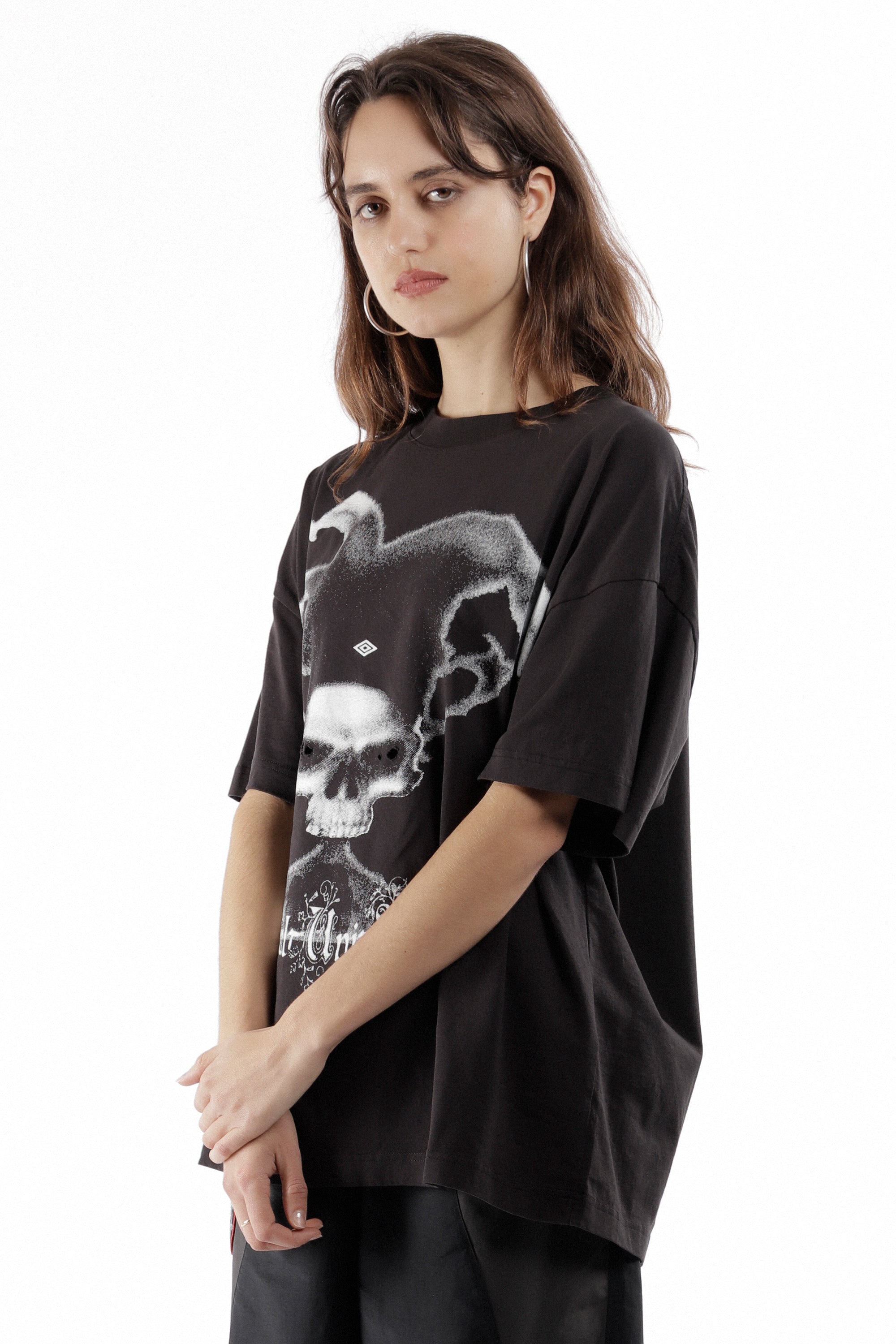 The Lasered Jester T-Shirt Black available online with global shipping, and in PAM Stores Melbourne and Sydney.