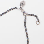 The FANGZ NECKLACE OXIDISED SILVER CPL available online with global shipping, and in PAM Stores Melbourne and Sydney.