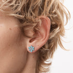 The CHOOSE GESTURES STUD EARRING available online with global shipping, and in PAM Stores Melbourne and Sydney.