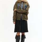 The PAM LOGO HOODED ZIP THRU KHAKI available online with global shipping, and in PAM Stores Melbourne and Sydney.