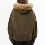 The PAM LOGO HOODED ZIP THRU KHAKI available online with global shipping, and in PAM Stores Melbourne and Sydney.