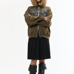 The PAM LOGO HOODED ZIP THRU KHAKI available online with global shipping, and in PAM Stores Melbourne and Sydney.