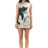 The KITTEN TRIO DRESS available online with global shipping, and in PAM Stores Melbourne and Sydney.