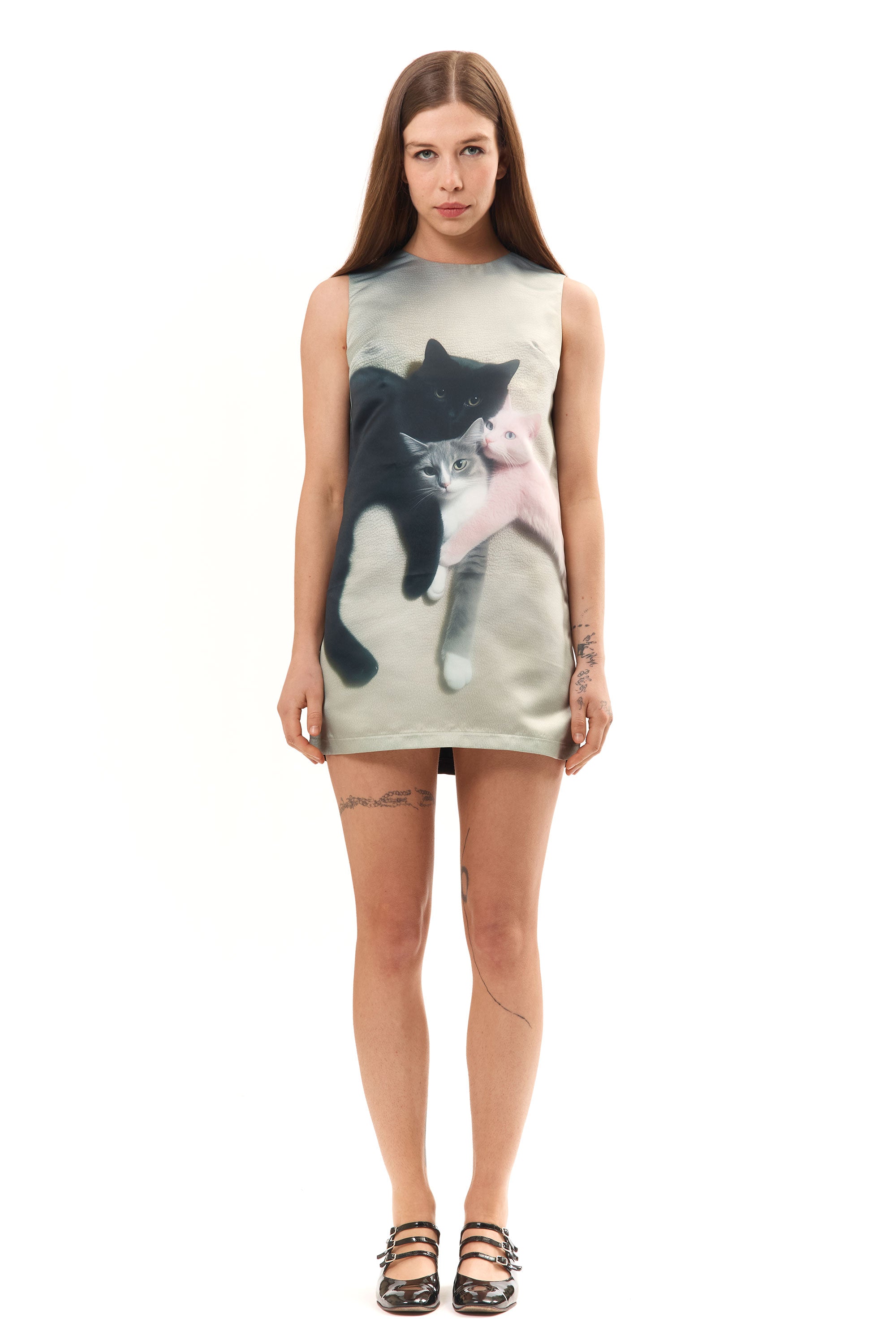 The KITTEN TRIO DRESS available online with global shipping, and in PAM Stores Melbourne and Sydney.