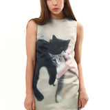 The KITTEN TRIO DRESS available online with global shipping, and in PAM Stores Melbourne and Sydney.