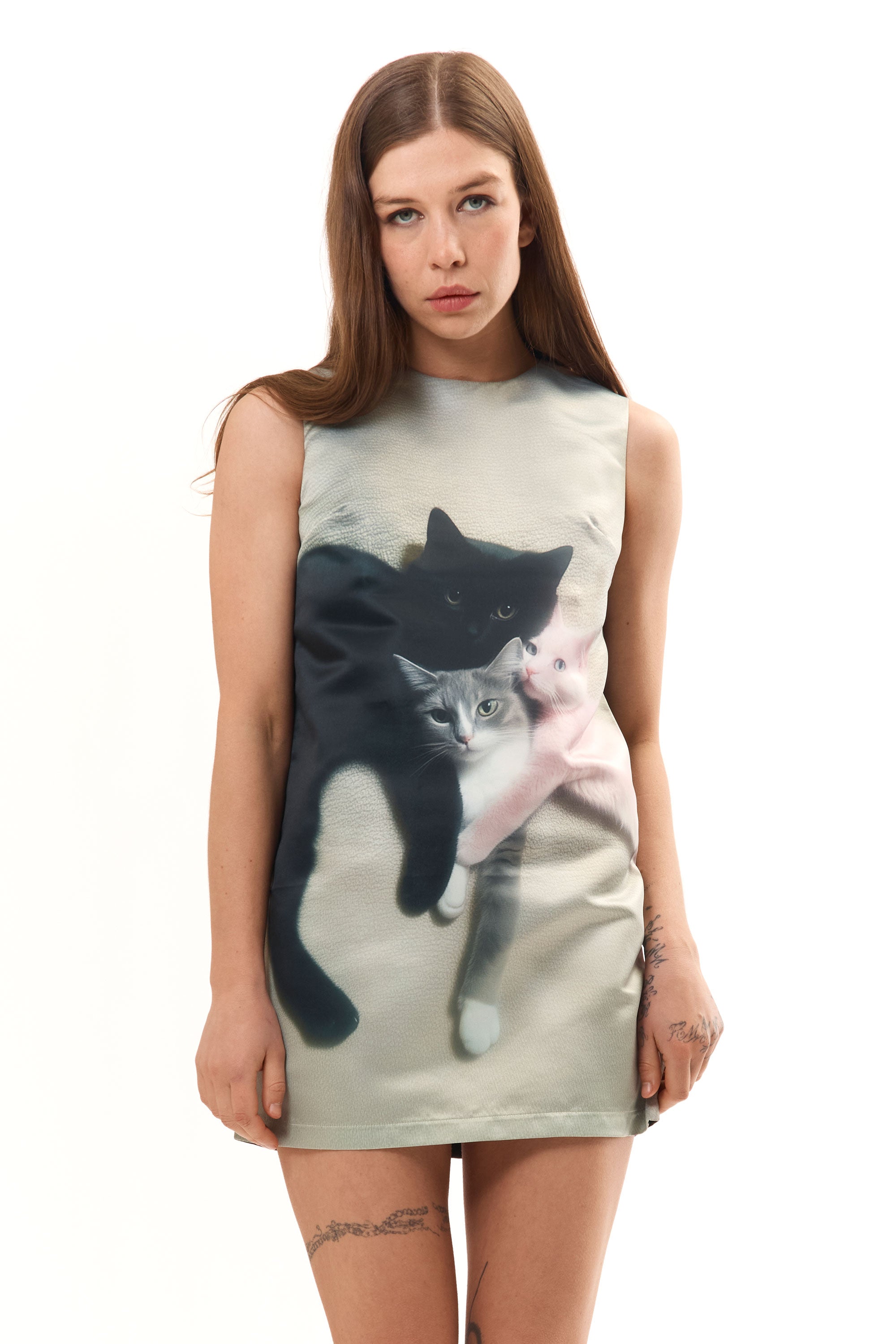 The KITTEN TRIO DRESS available online with global shipping, and in PAM Stores Melbourne and Sydney.