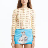 The KITTEN MINI SKIRT available online with global shipping, and in PAM Stores Melbourne and Sydney.