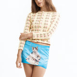 The KITTEN MINI SKIRT available online with global shipping, and in PAM Stores Melbourne and Sydney.