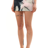 The KITTEN TRIO MINI SKIRT available online with global shipping, and in PAM Stores Melbourne and Sydney.