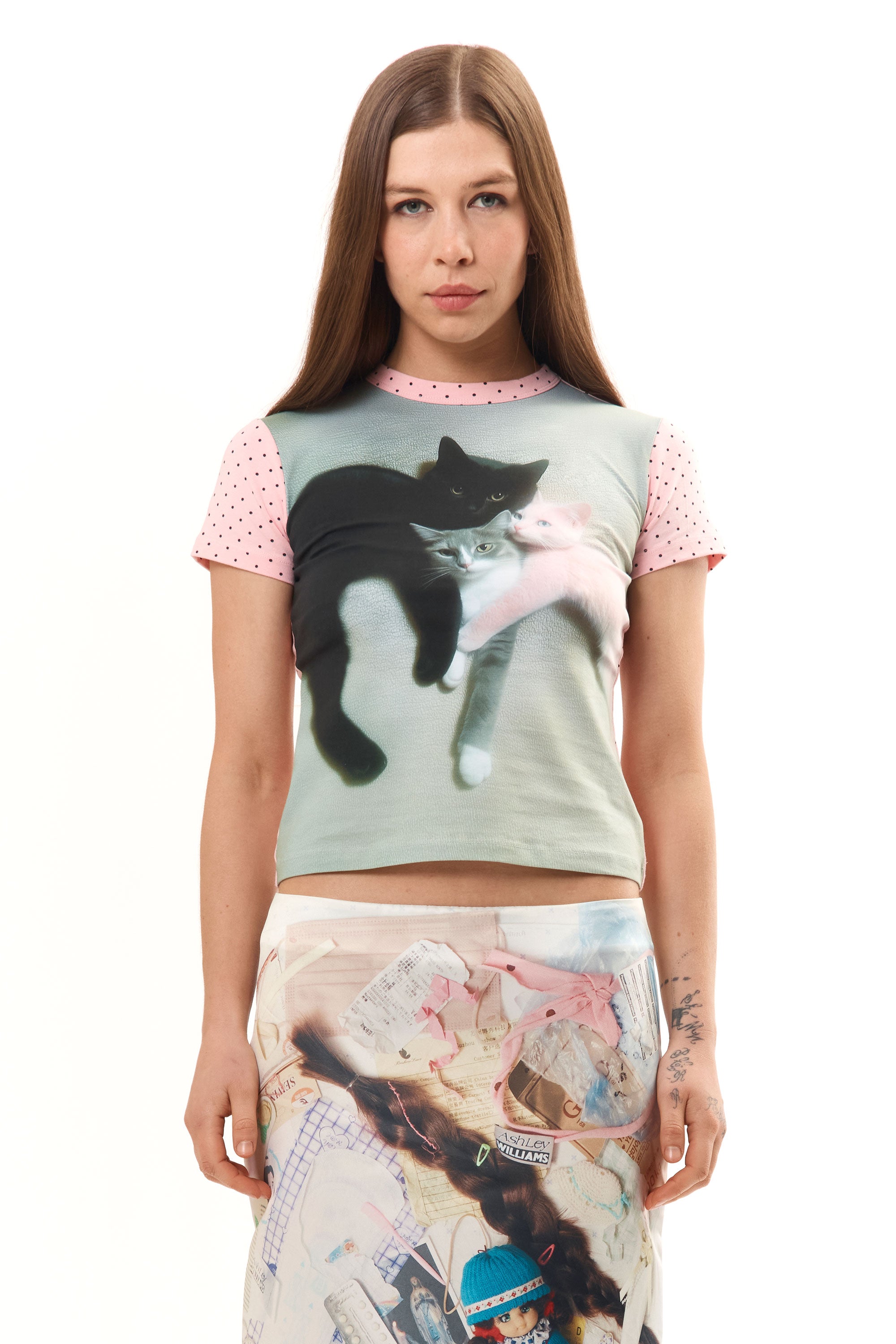 The KITTEN TRIO T-SHIRT available online with global shipping, and in PAM Stores Melbourne and Sydney.