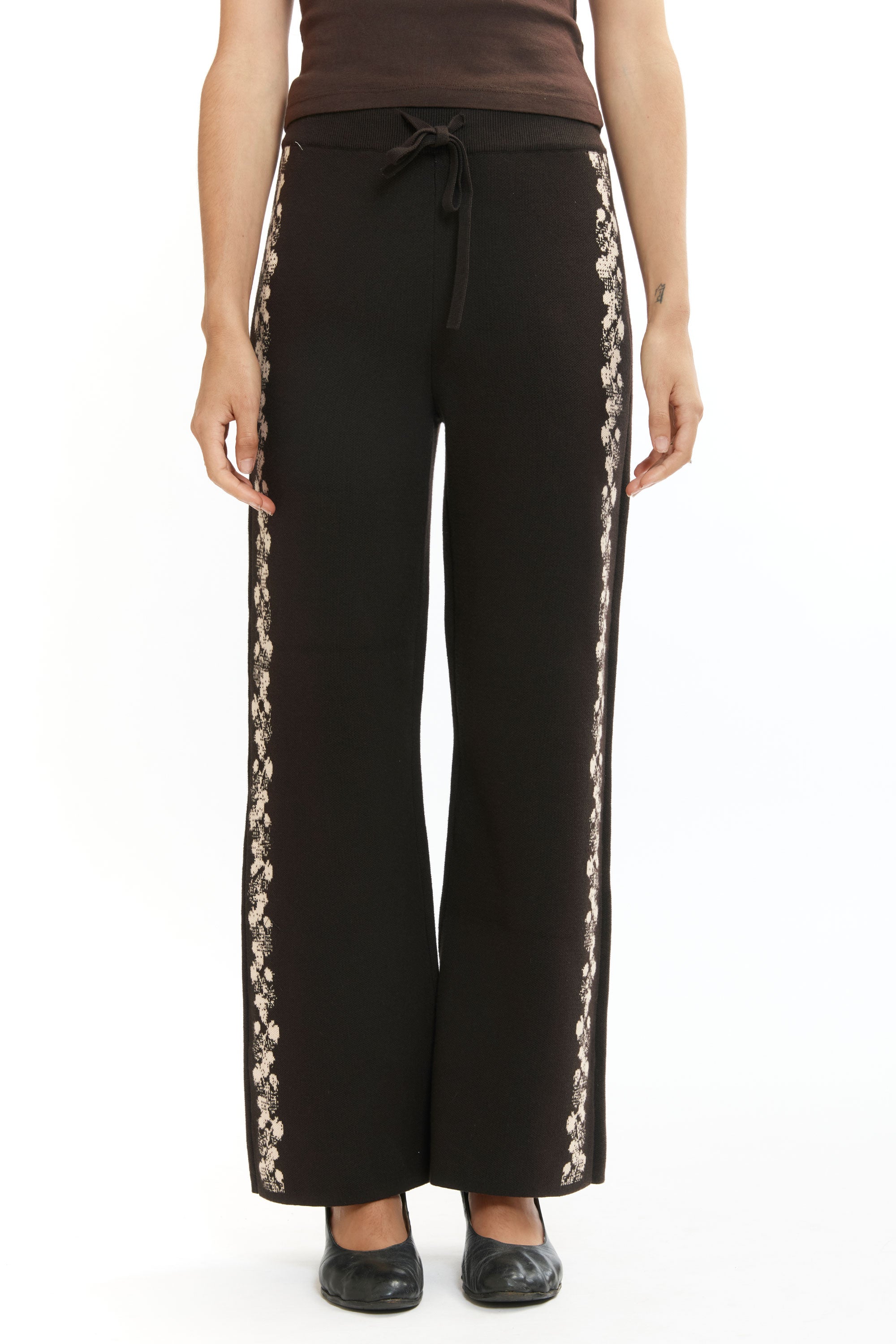 The Knit Baby Calf Brown Track Pants available online with global shipping, and in PAM Stores Melbourne and Sydney.