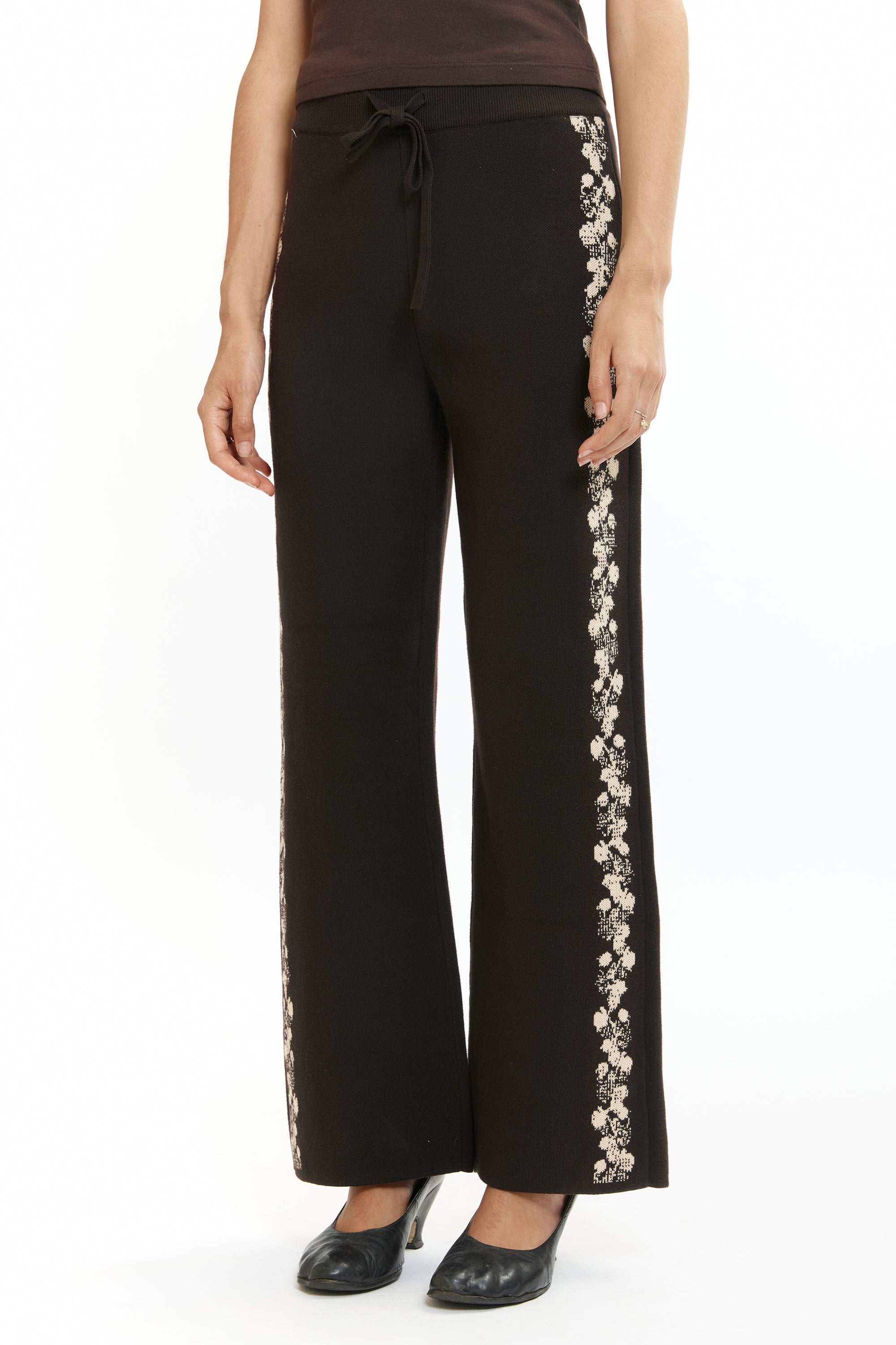 The Knit Baby Calf Brown Track Pants available online with global shipping, and in PAM Stores Melbourne and Sydney.