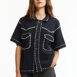 The SUMMER PG1 WESTERN SHIRT BLACK available online with global shipping, and in PAM Stores Melbourne and Sydney.