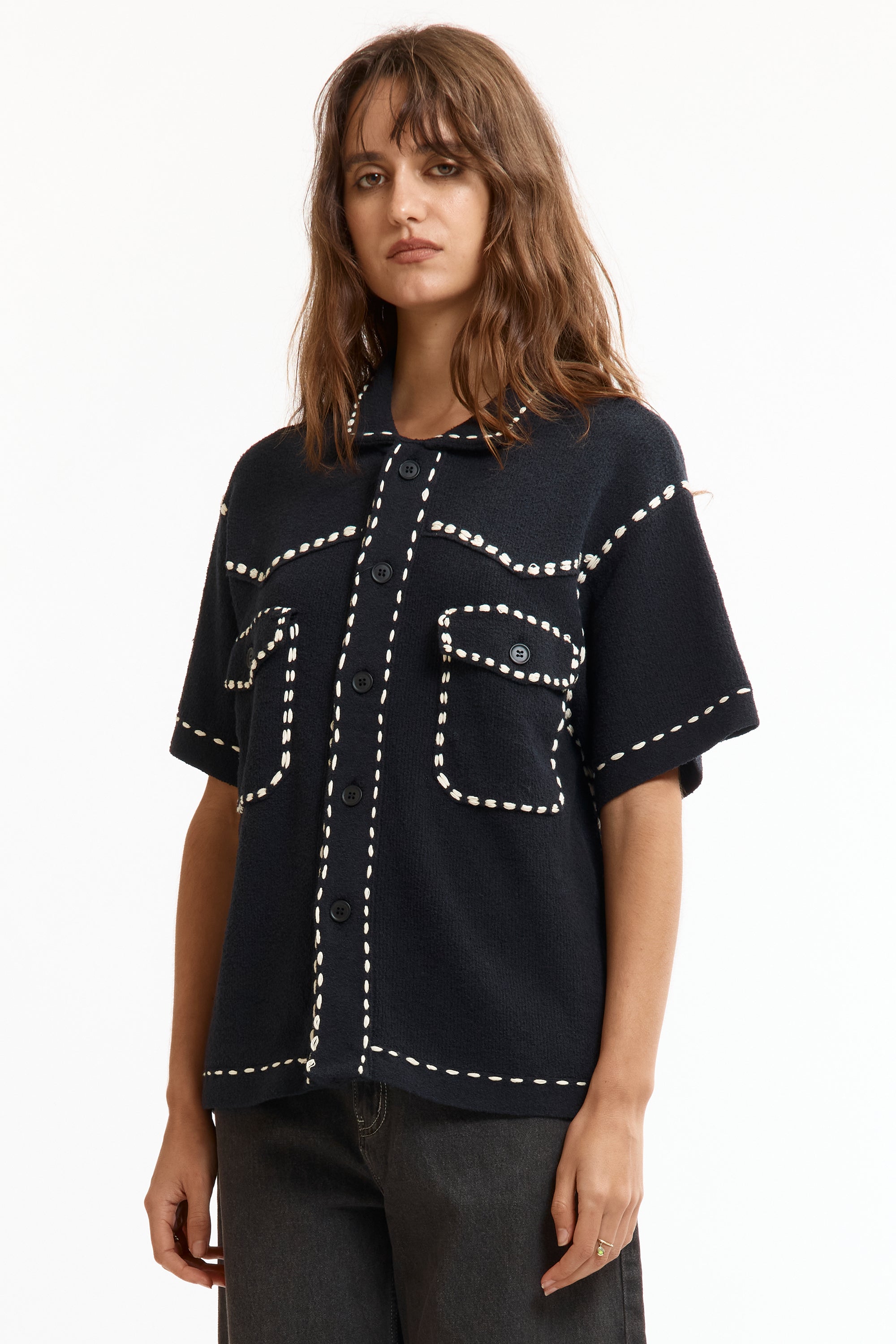 The SUMMER PG1 WESTERN SHIRT BLACK available online with global shipping, and in PAM Stores Melbourne and Sydney.