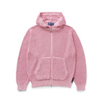 The Knit Zip Hoodie Pink available online with global shipping, and in PAM Stores Melbourne and Sydney.