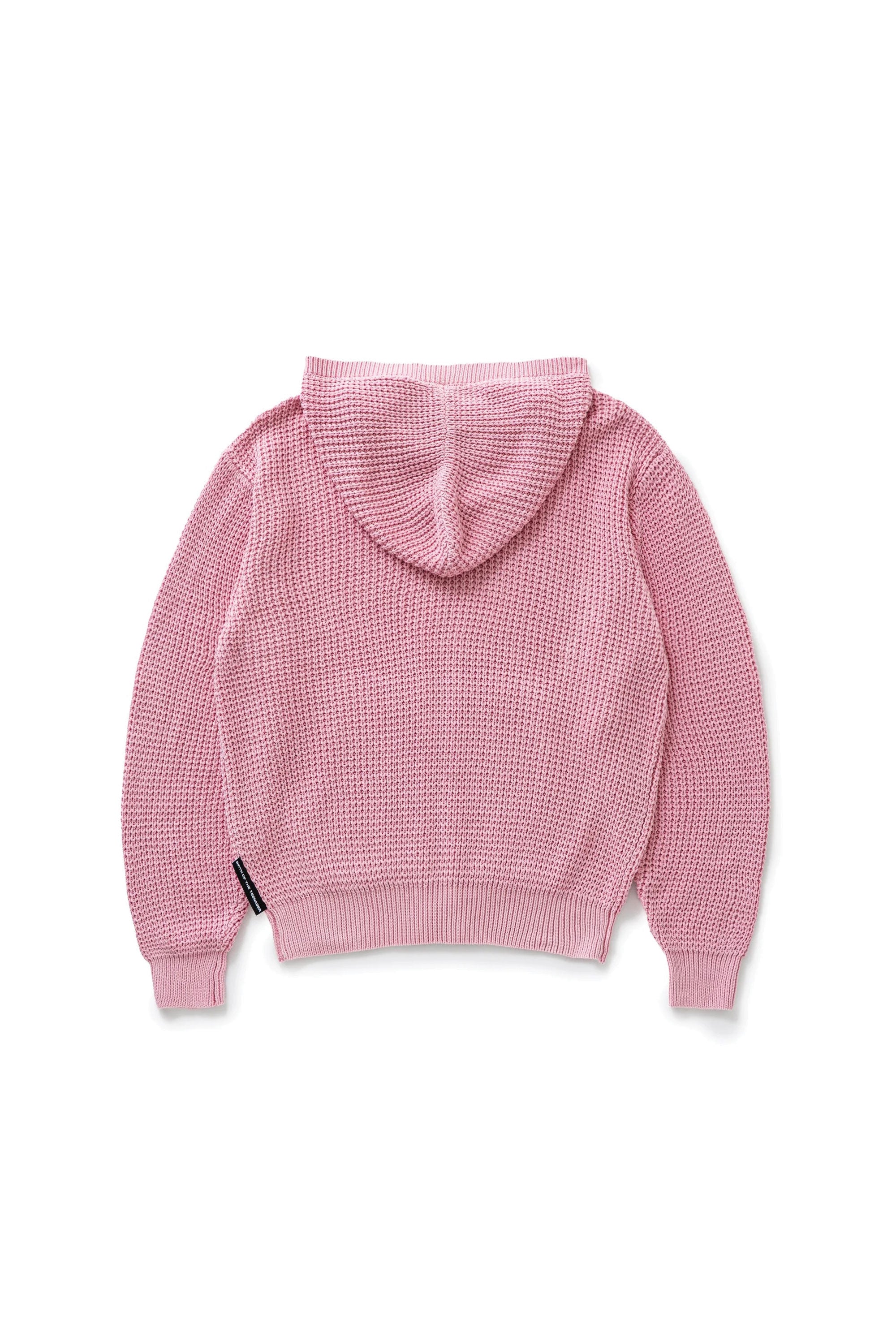The Knit Zip Hoodie Pink available online with global shipping, and in PAM Stores Melbourne and Sydney.