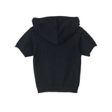 The SEE NO EVIL KNITTED HOODIE BLACK available online with global shipping, and in PAM Stores Melbourne and Sydney.