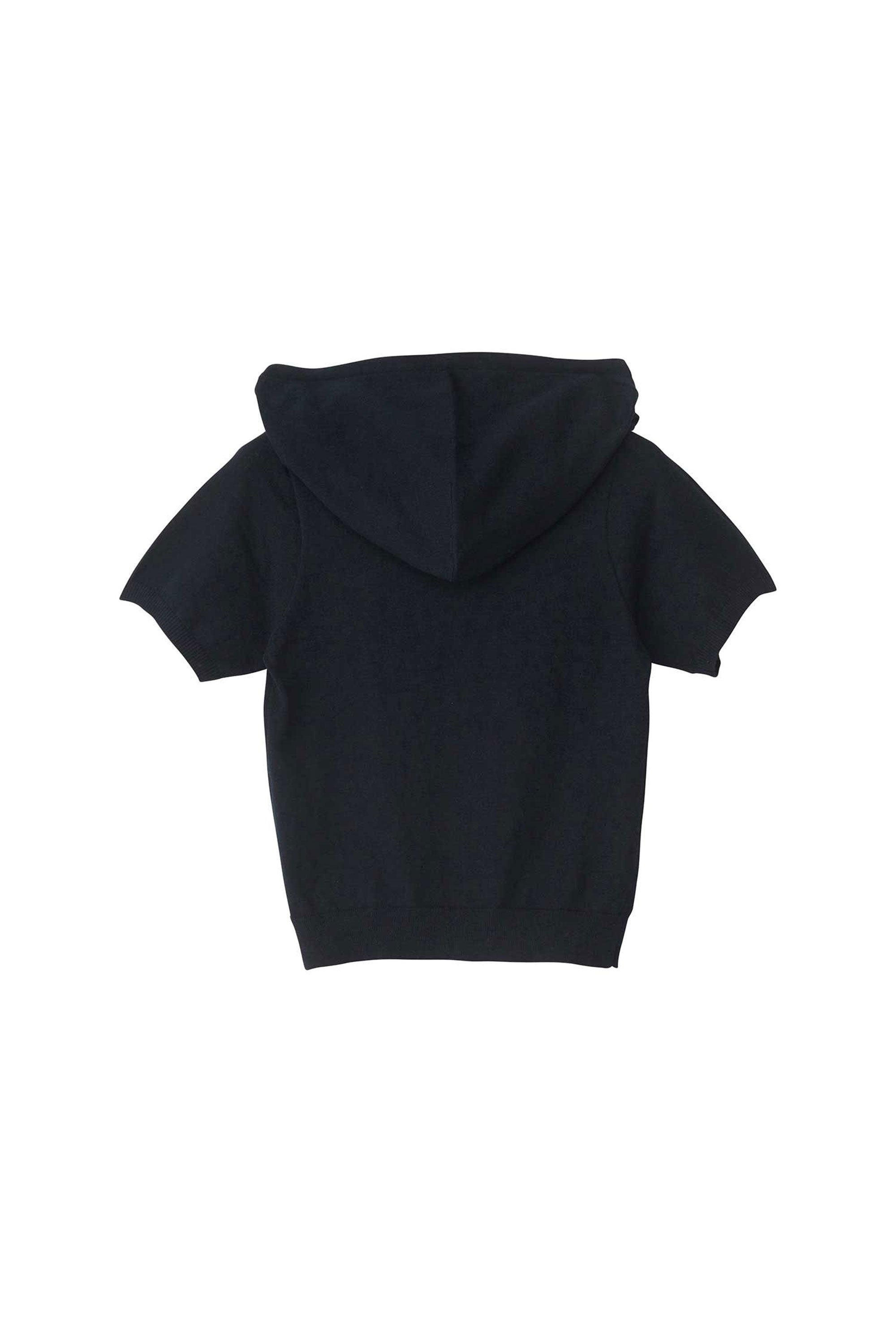 The SEE NO EVIL KNITTED HOODIE BLACK available online with global shipping, and in PAM Stores Melbourne and Sydney.