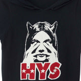 The SEE NO EVIL KNITTED HOODIE BLACK available online with global shipping, and in PAM Stores Melbourne and Sydney.