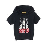 The SEE NO EVIL KNITTED HOODIE BLACK available online with global shipping, and in PAM Stores Melbourne and Sydney.