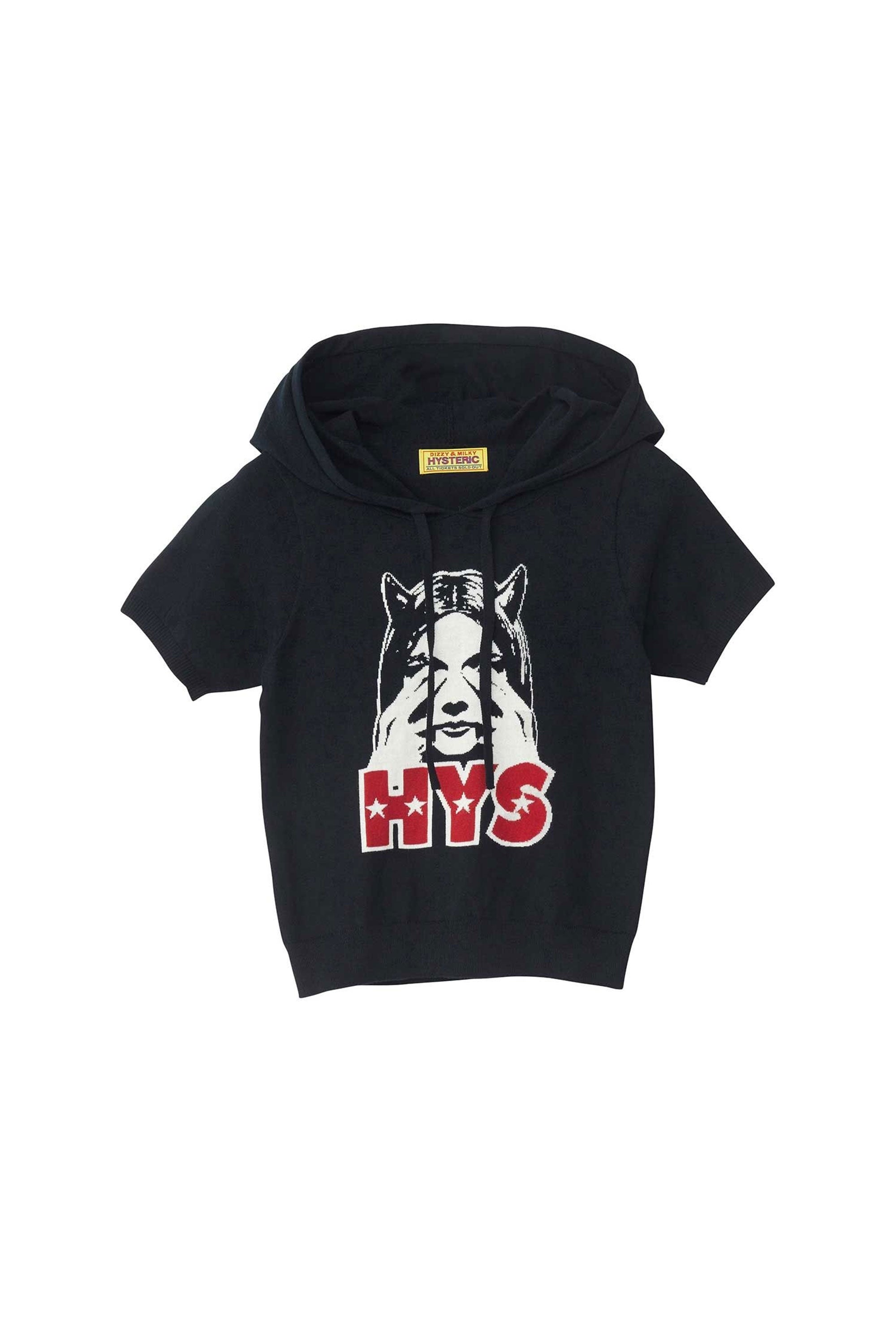 The SEE NO EVIL KNITTED HOODIE BLACK available online with global shipping, and in PAM Stores Melbourne and Sydney.