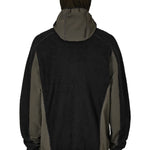 The Kai Polartech High Loft Jacket Black Dark Olive available online with global shipping, and in PAM Stores Melbourne and Sydney.