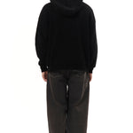 The CORDY KNIT ZIP HOODIE BLACK available online with global shipping, and in PAM Stores Melbourne and Sydney.