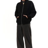 The CORDY KNIT ZIP HOODIE BLACK available online with global shipping, and in PAM Stores Melbourne and Sydney.