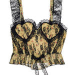 The ANNA SUI LACE HEART TANK  available online with global shipping, and in PAM Stores Melbourne and Sydney.