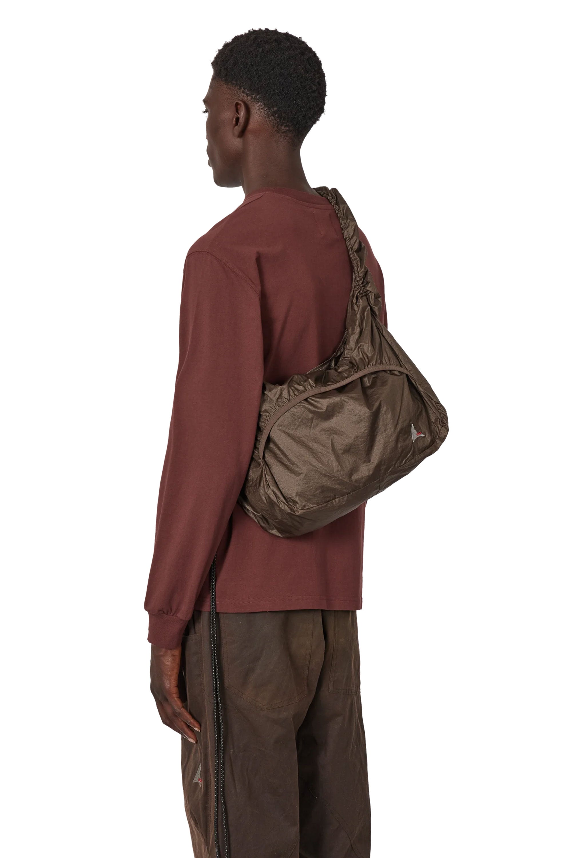 The LAKI Packable Knot Bag Taupe Brown available online with global shipping, and in PAM Stores Melbourne and Sydney.
