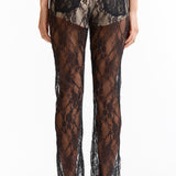 The LACE SKINNY JEANS BLACK available online with global shipping, and in PAM Stores Melbourne and Sydney.
