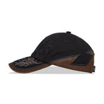 The LAUREL CAP BROWN BLACK available online with global shipping, and in PAM Stores Melbourne and Sydney.