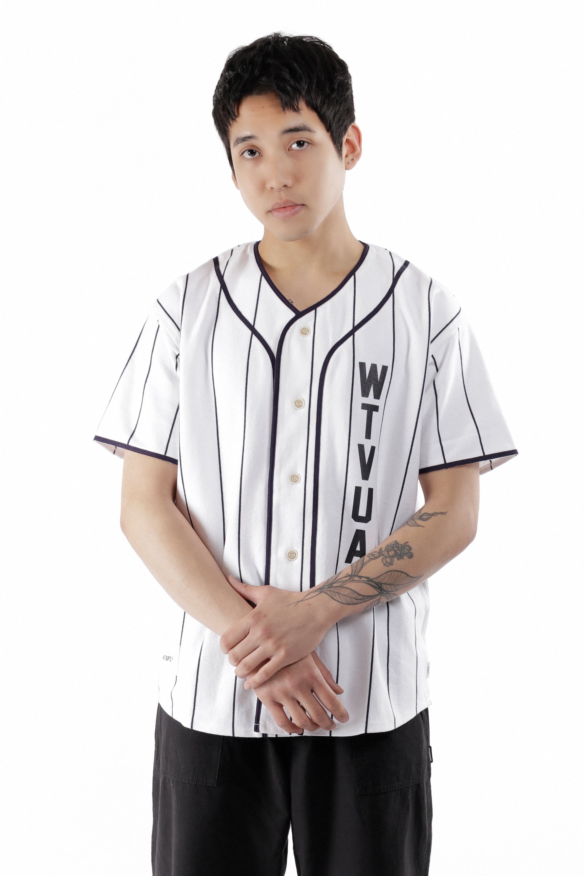 The LEAGUE COTTON SS SHIRT WHITE available online with global shipping, and in PAM Stores Melbourne and Sydney.