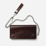 The LEATHER TRUCKER WALLET BROWN available online with global shipping, and in PAM Stores Melbourne and Sydney.