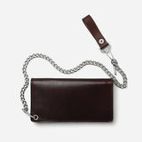 The LEATHER TRUCKER WALLET BROWN available online with global shipping, and in PAM Stores Melbourne and Sydney.