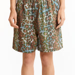 The SUMMER SHORTS LEOPARD available online with global shipping, and in PAM Stores Melbourne and Sydney.
