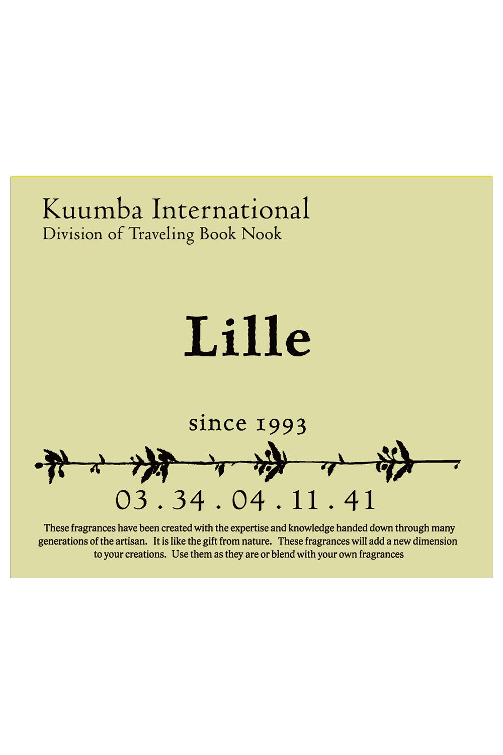 The KUUMBA - DESIGNERS INCENSE 30 PACK 1/2 SIZE LILLE available online with global shipping, and in PAM Stores Melbourne and Sydney.