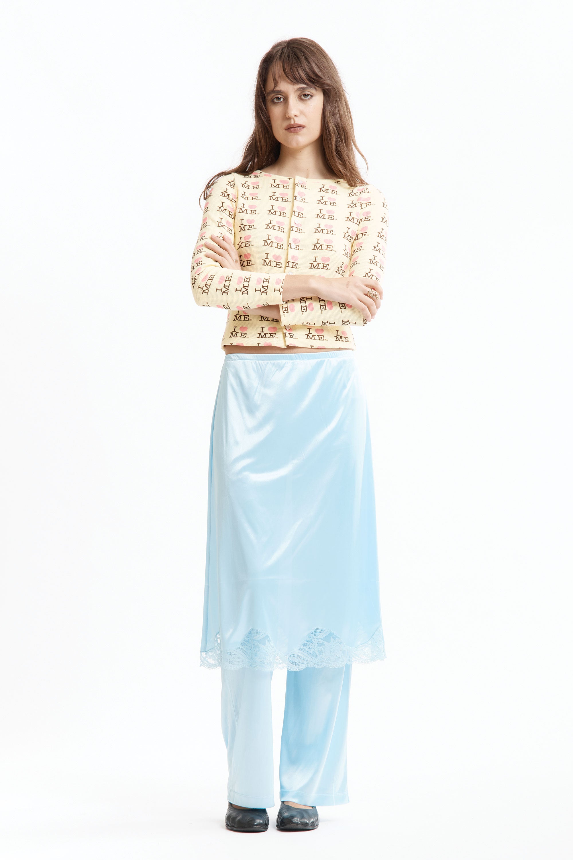 The LINGERIE TROUSERS BLUE available online with global shipping, and in PAM Stores Melbourne and Sydney.