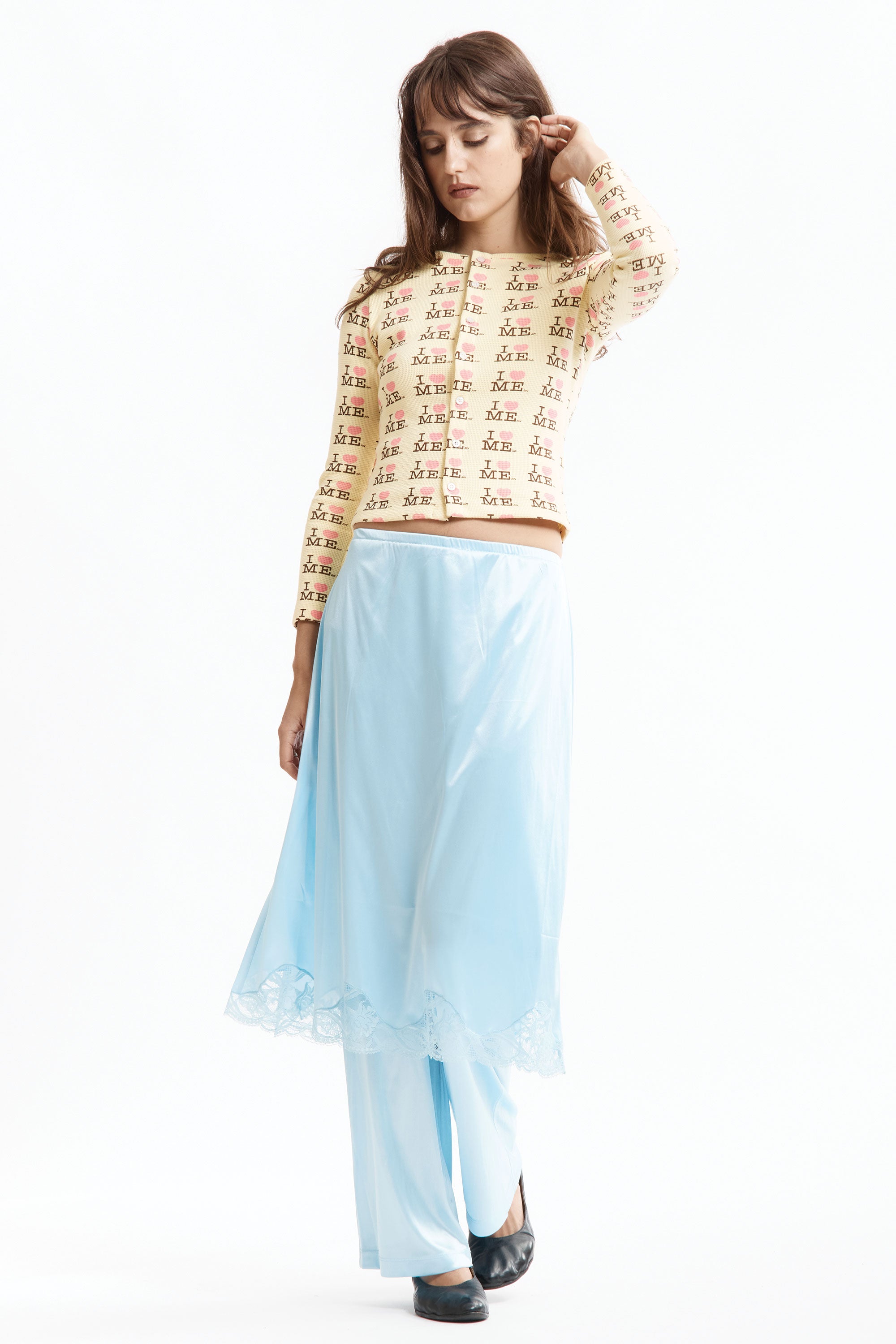The LINGERIE TROUSERS BLUE available online with global shipping, and in PAM Stores Melbourne and Sydney.
