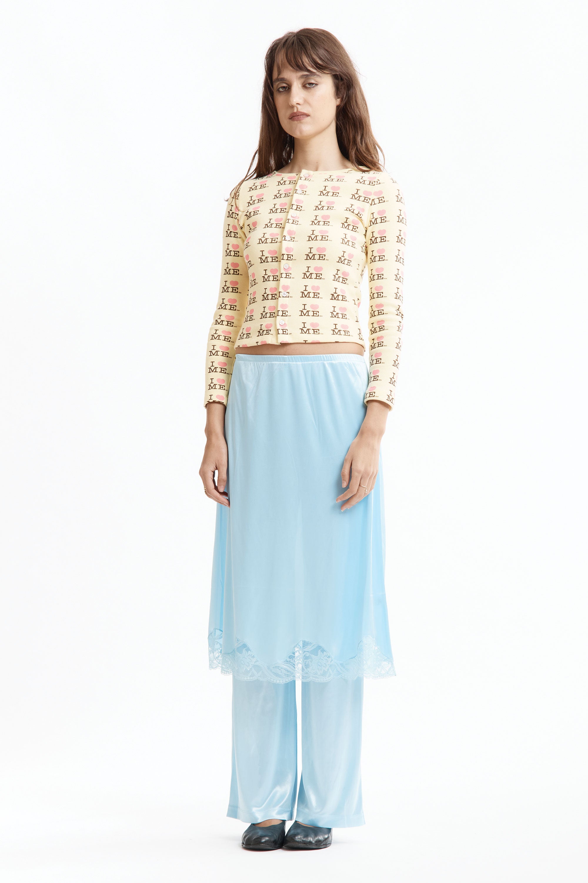 The LINGERIE TROUSERS BLUE available online with global shipping, and in PAM Stores Melbourne and Sydney.