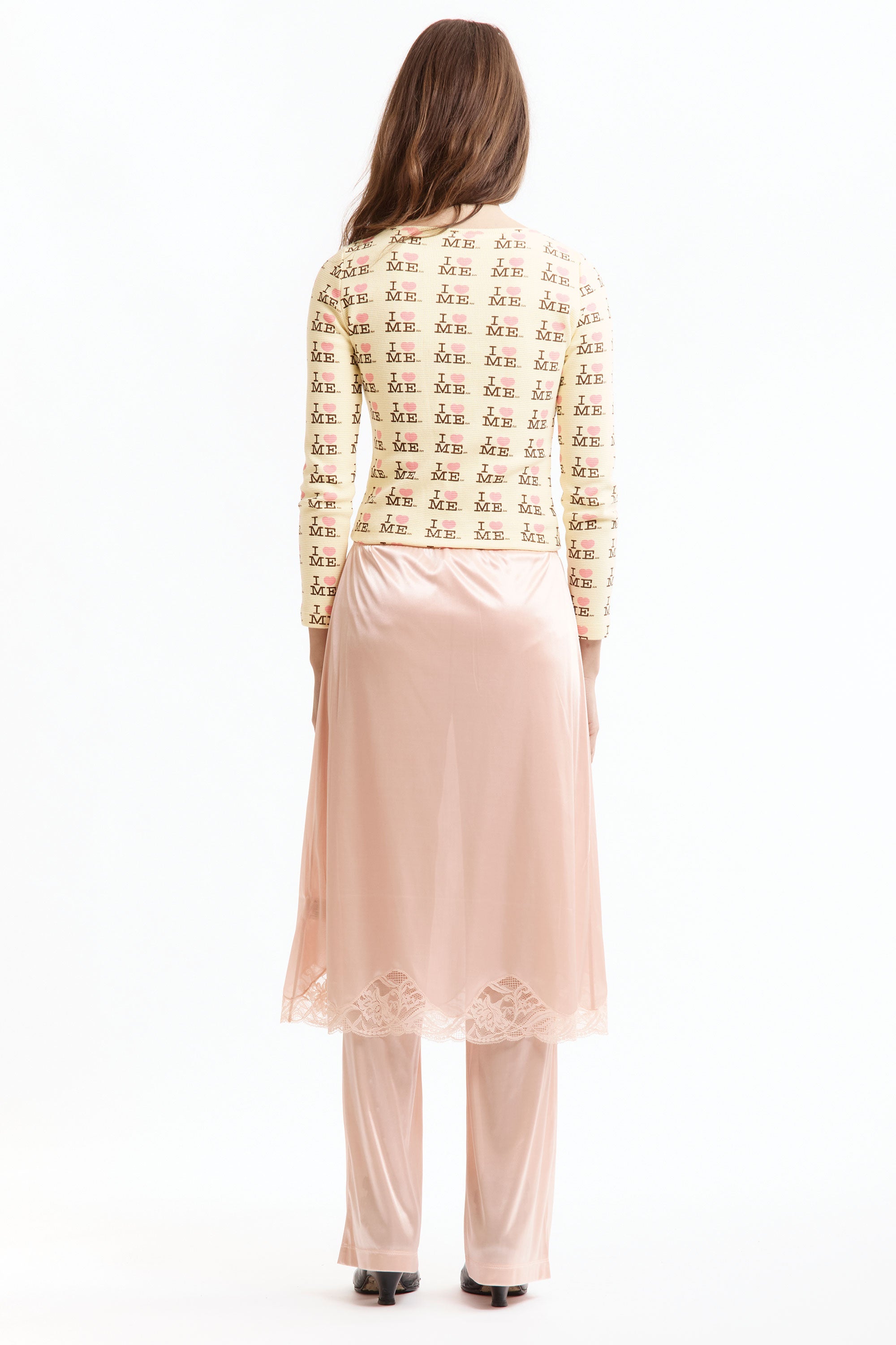 The LINGERIE TROUSERS PEACH available online with global shipping, and in PAM Stores Melbourne and Sydney.
