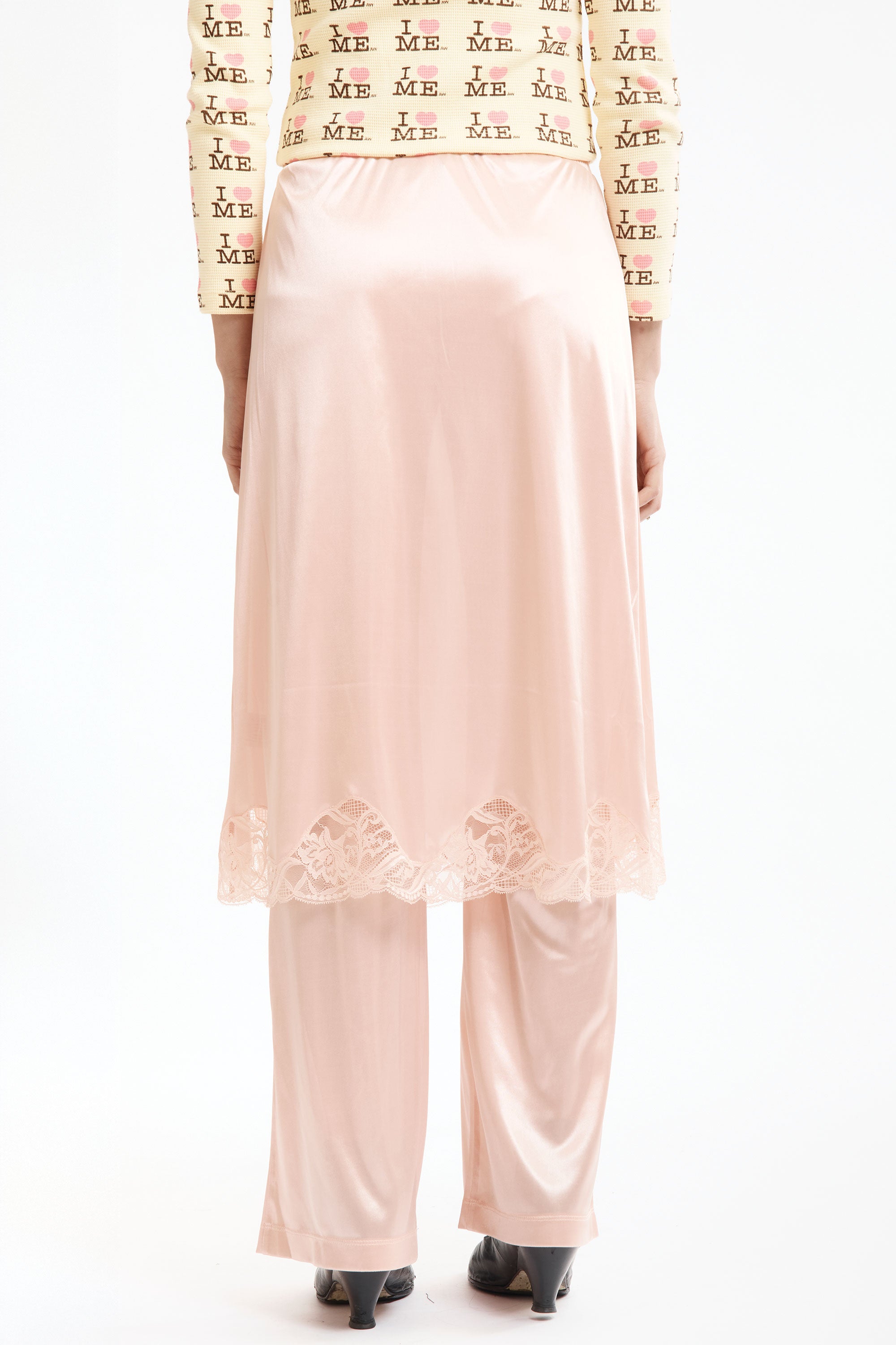 The LINGERIE TROUSERS PEACH available online with global shipping, and in PAM Stores Melbourne and Sydney.