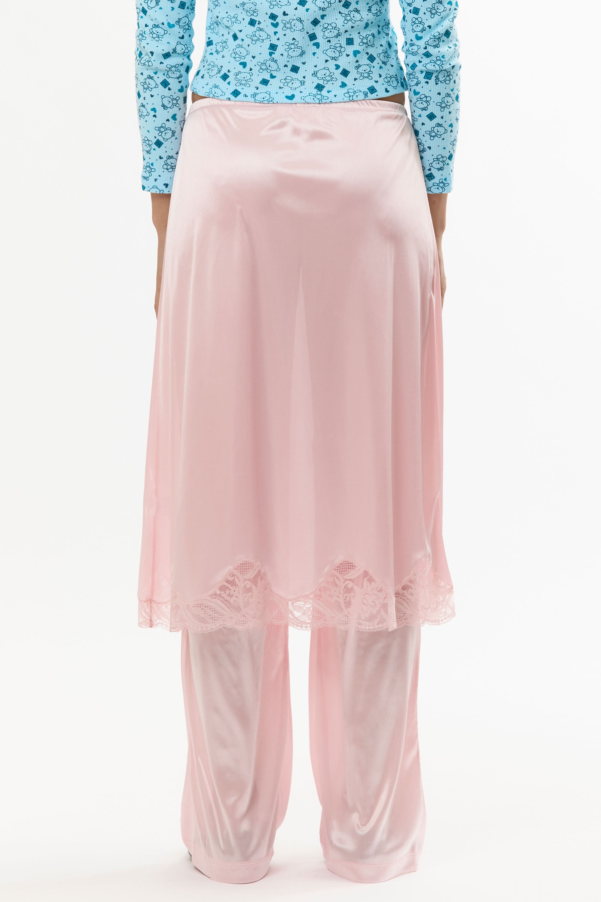 The PINK LINGERIE TROUSER available online with global shipping, and in PAM Stores Melbourne and Sydney.