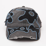 The LOCKE DENIM CAP BLACK CORNFLOWER available online with global shipping, and in PAM Stores Melbourne and Sydney.