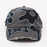 The LOCKE DENIM CAP BLACK CORNFLOWER available online with global shipping, and in PAM Stores Melbourne and Sydney.
