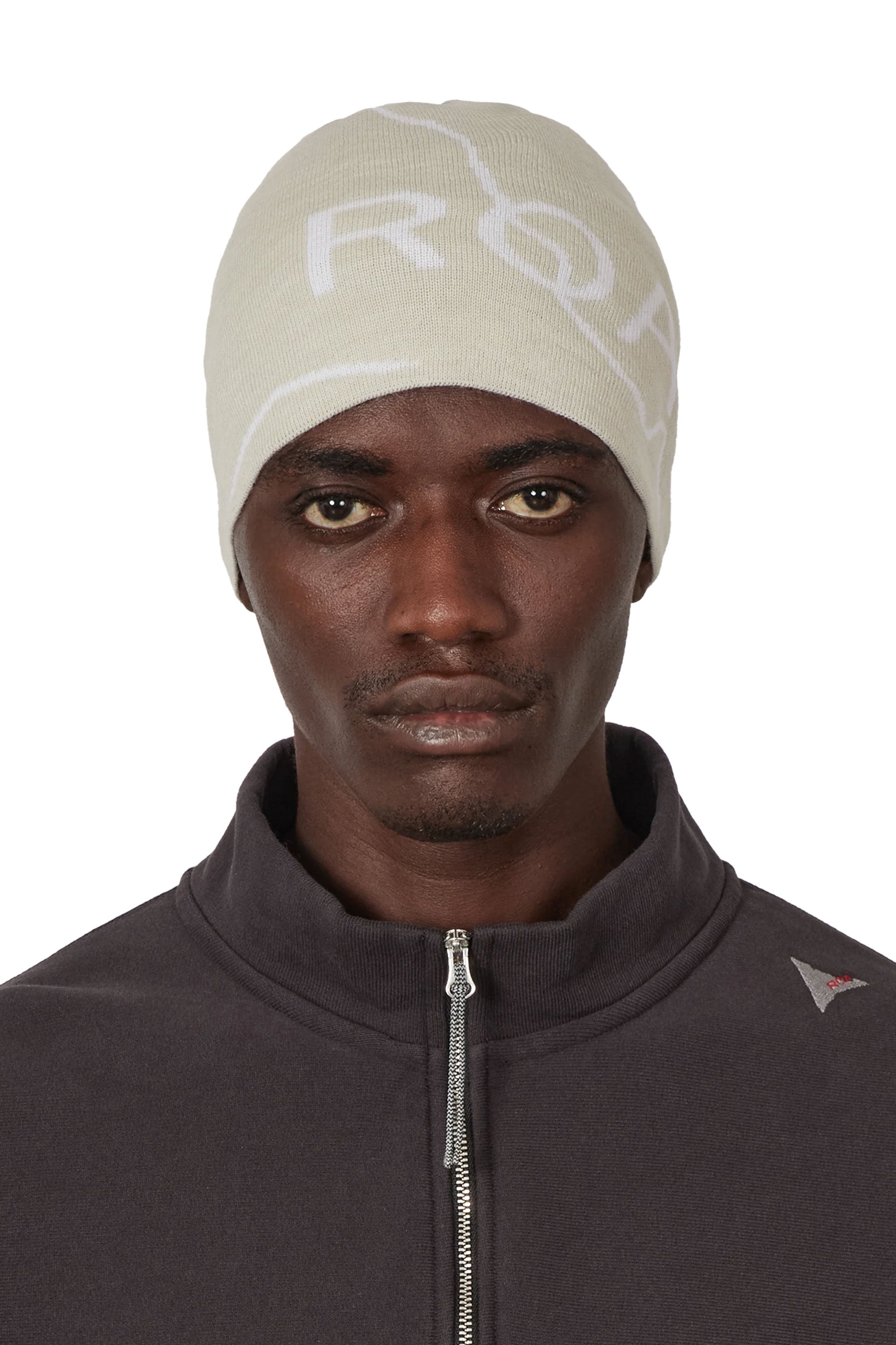 The Logo Wool Beanie Off White available online with global shipping, and in PAM Stores Melbourne and Sydney.