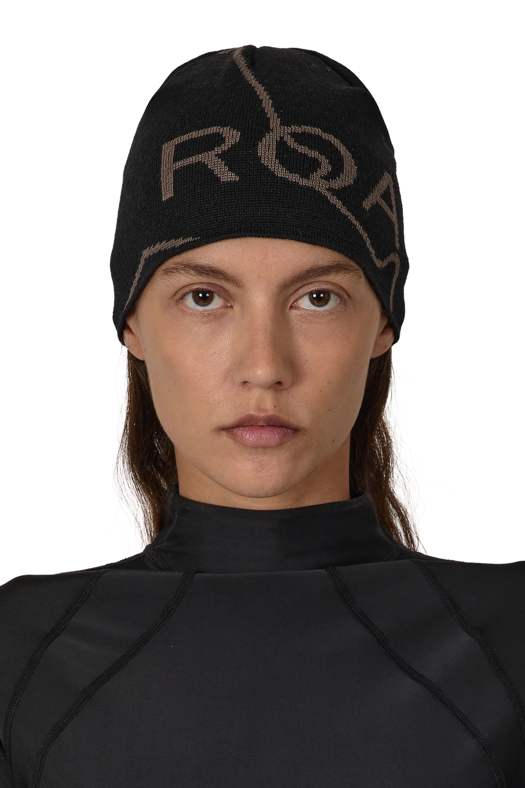 The SS26 Logo Wool Beanie Black available online with global shipping, and in PAM Stores Melbourne and Sydney.