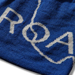 The SS26 Logo Wool Beanie Blue available online with global shipping, and in PAM Stores Melbourne and Sydney.