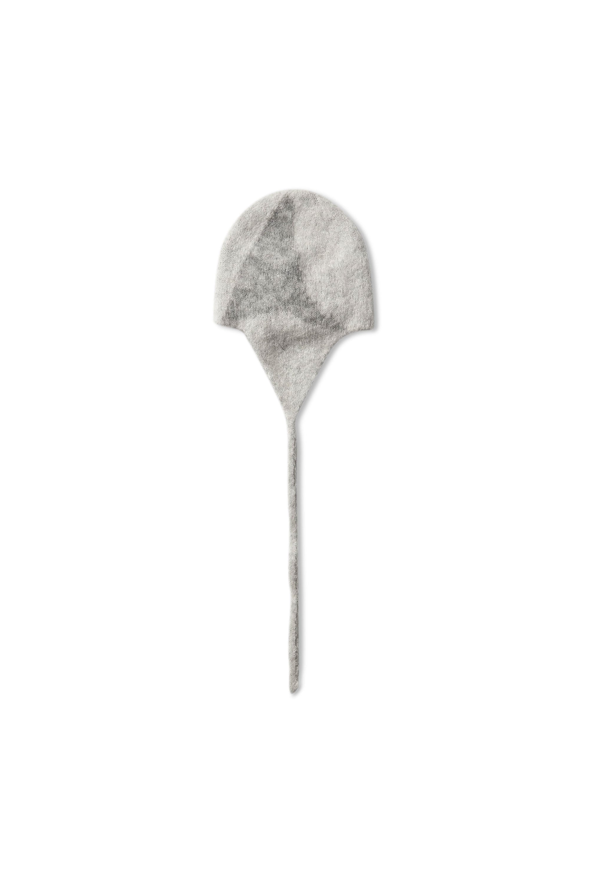 The Logo Mohair Bonnet Beanie White Grey available online with global shipping, and in PAM Stores Melbourne and Sydney.